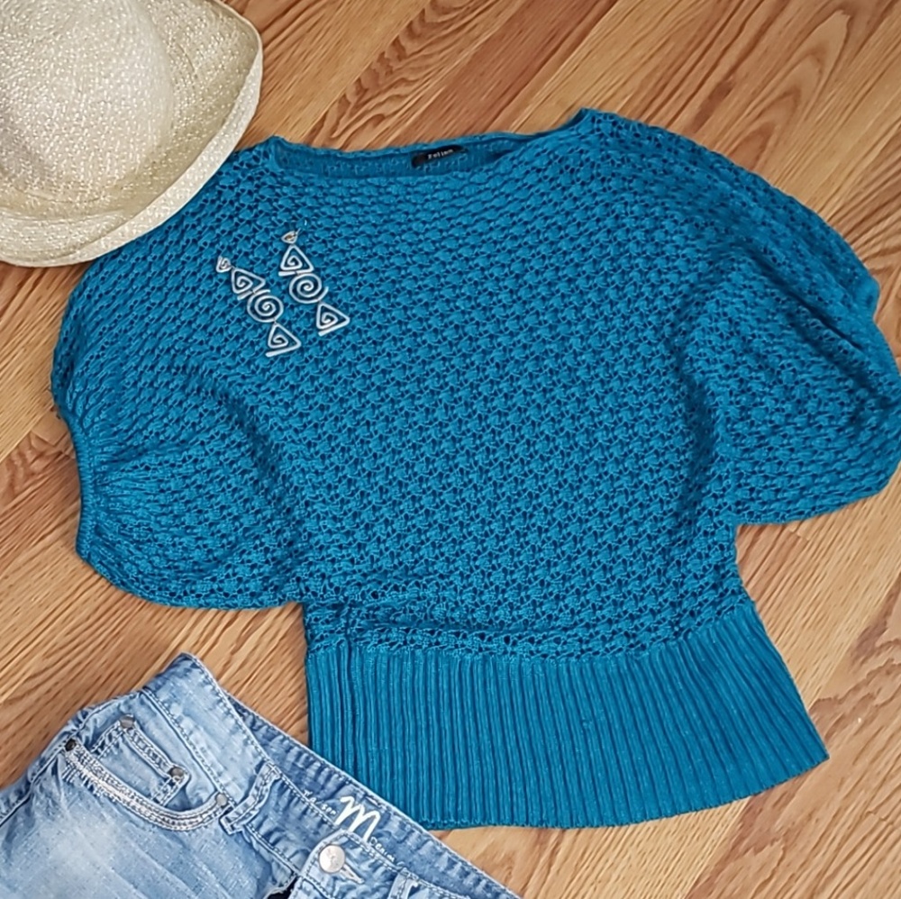 Feline Sheer knitted sweater!